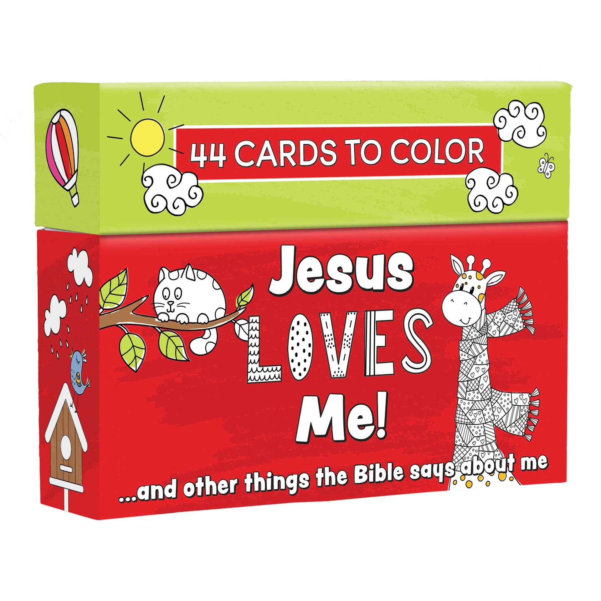Coloring Cards Jesus Loves Me - 1