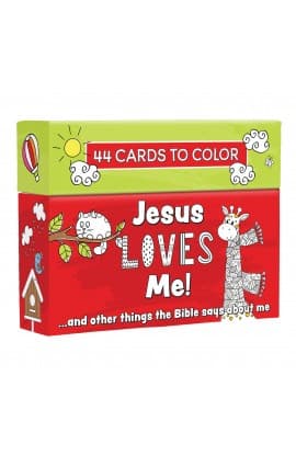 Coloring Cards Jesus Loves Me thumbnail 1