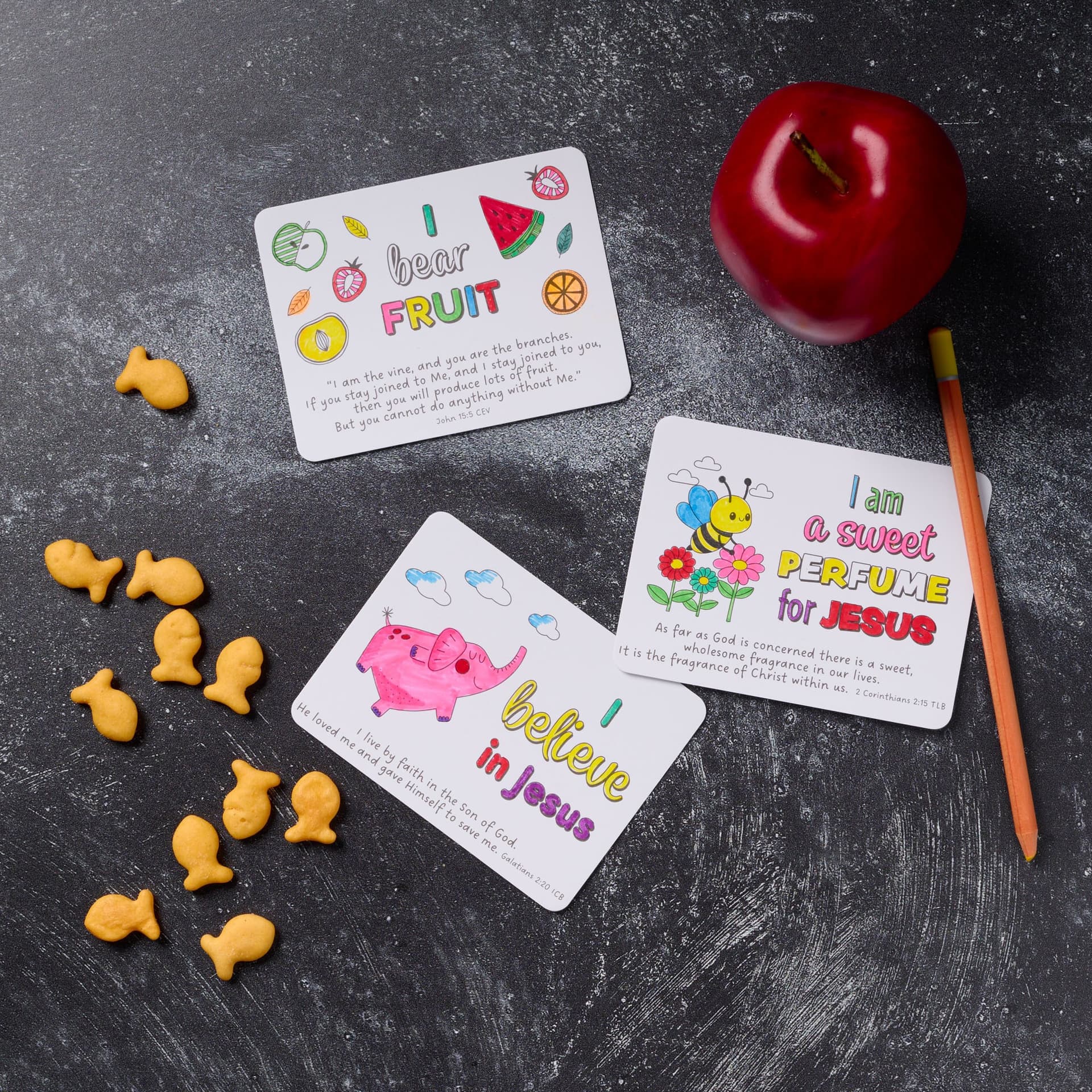 Coloring Cards Jesus Loves Me - 2