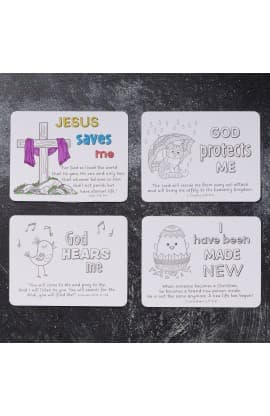Coloring Cards Jesus Loves Me thumbnail 3