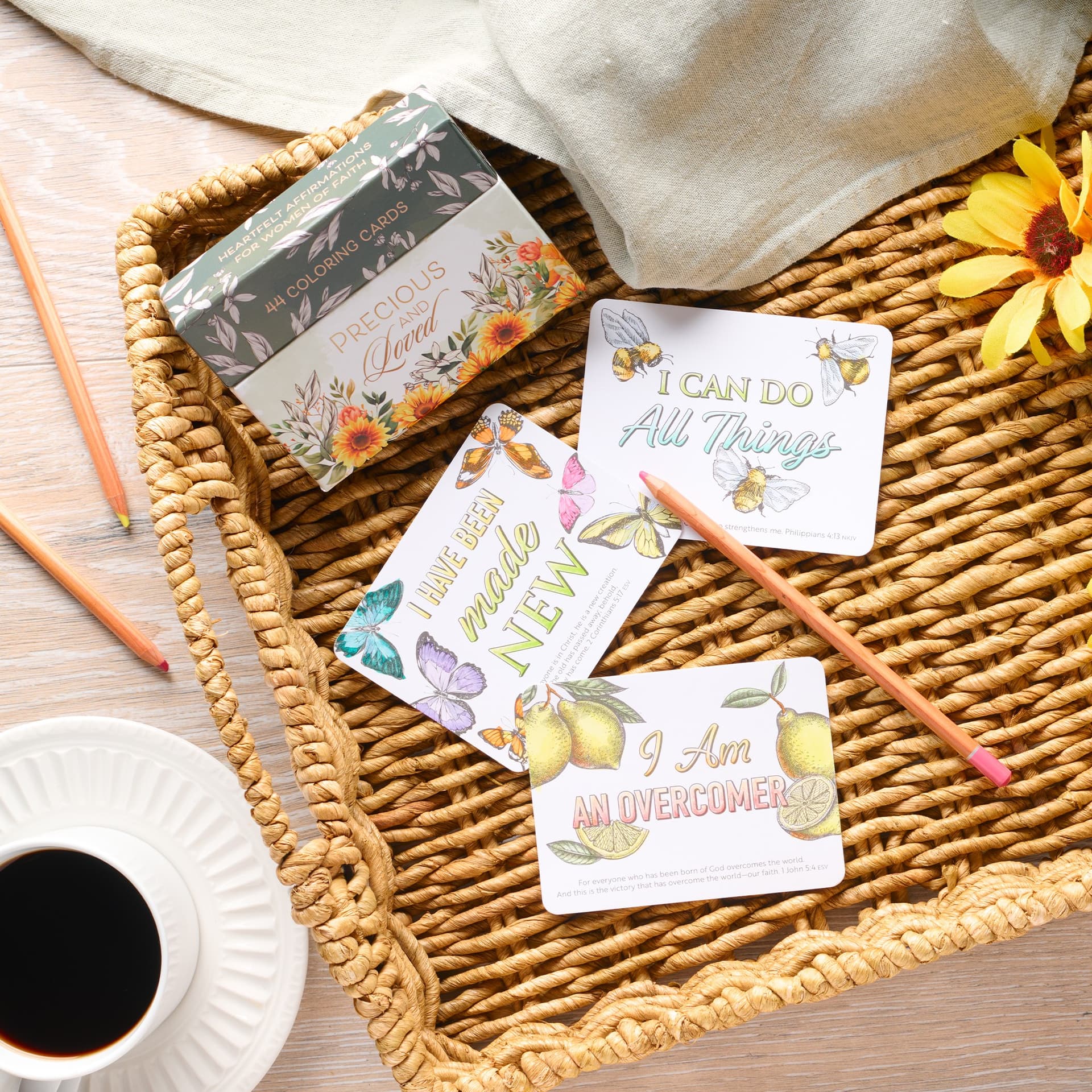 Coloring Cards Precious and Loved - 2