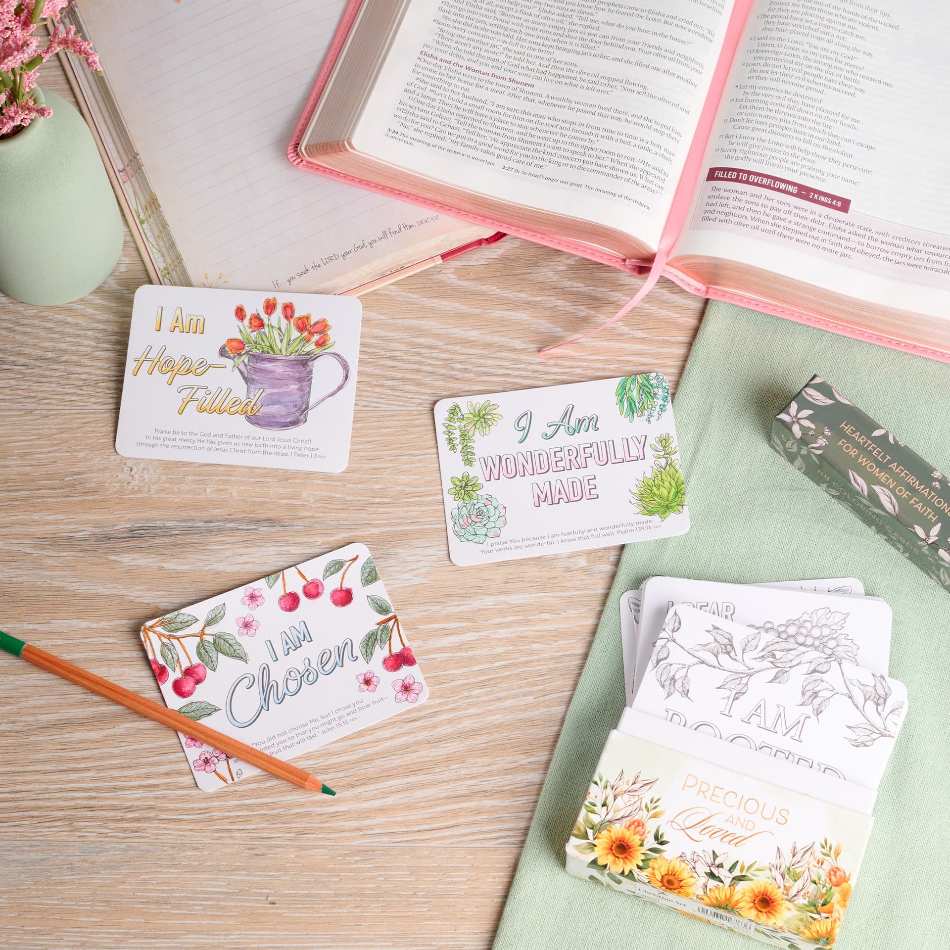 Coloring Cards Precious and Loved - 4