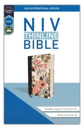 NIV Hardover cloth floral thumbnail 1