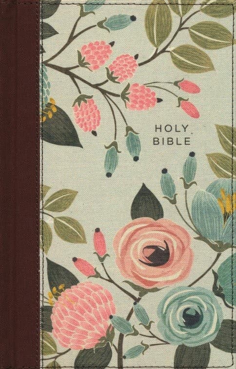 NIV Hardover cloth floral - 2