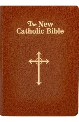 The New Catholic Bible NCB Brown Simulated Leather Tan 31.00 606/10BN thumbnail 2