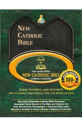 The New Catholic Bible NCB Black Dura-Lux Gold 38.00 606/19B thumbnail 1