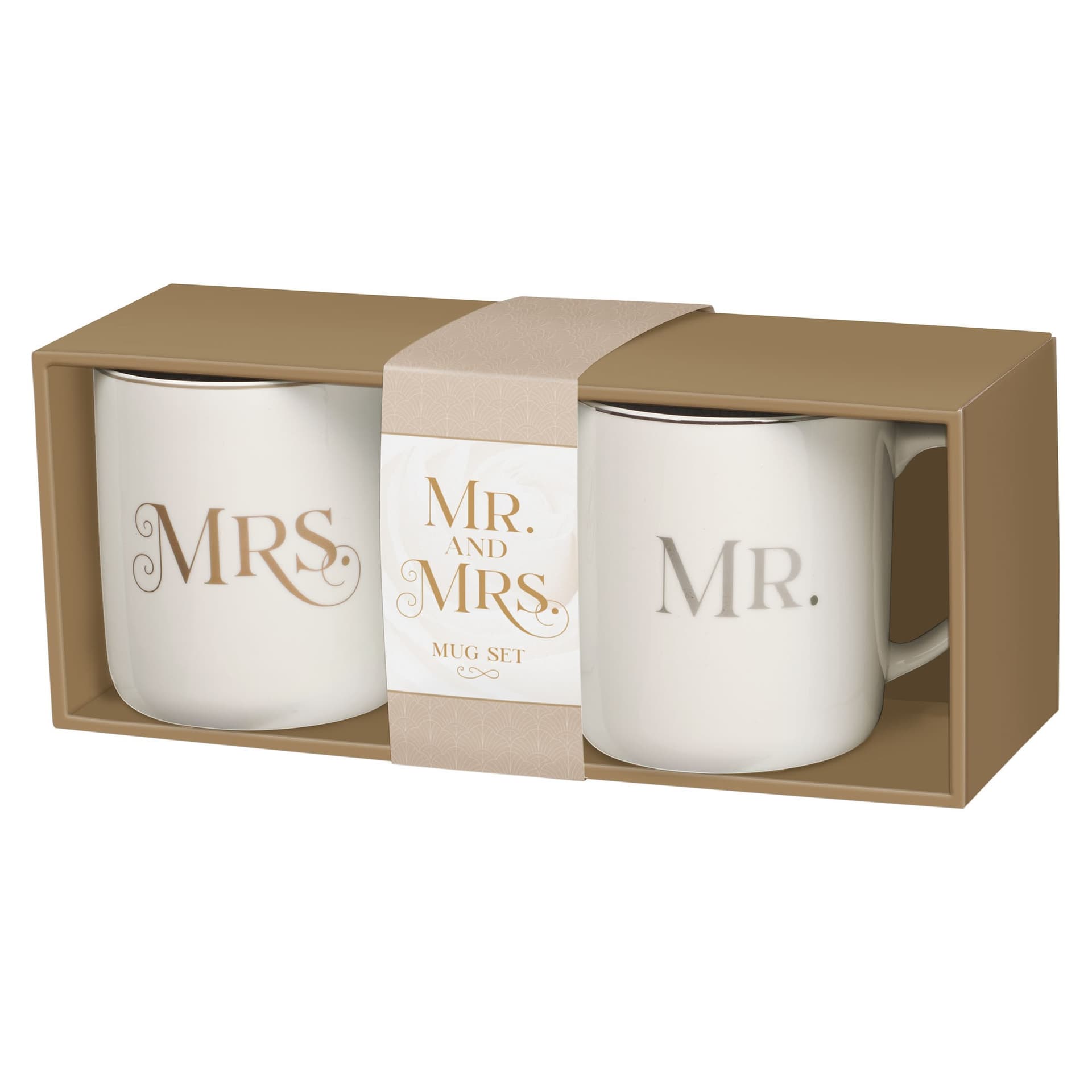 MUG SET 2PC MR & MRS 1 COR 13:4 - 1
