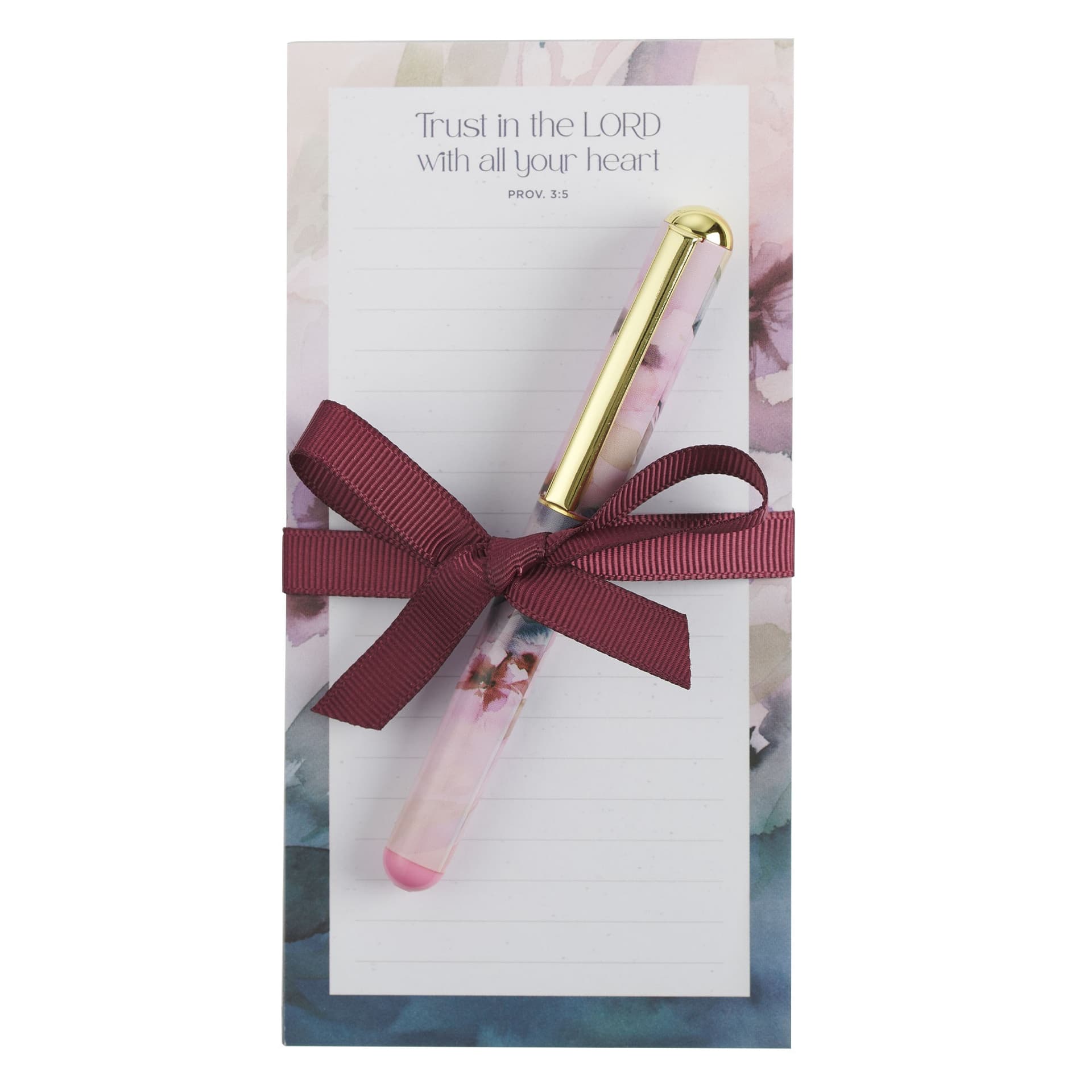 Magnetic Notepad w/pen Trust in the Lord Prov 3:5 - 1
