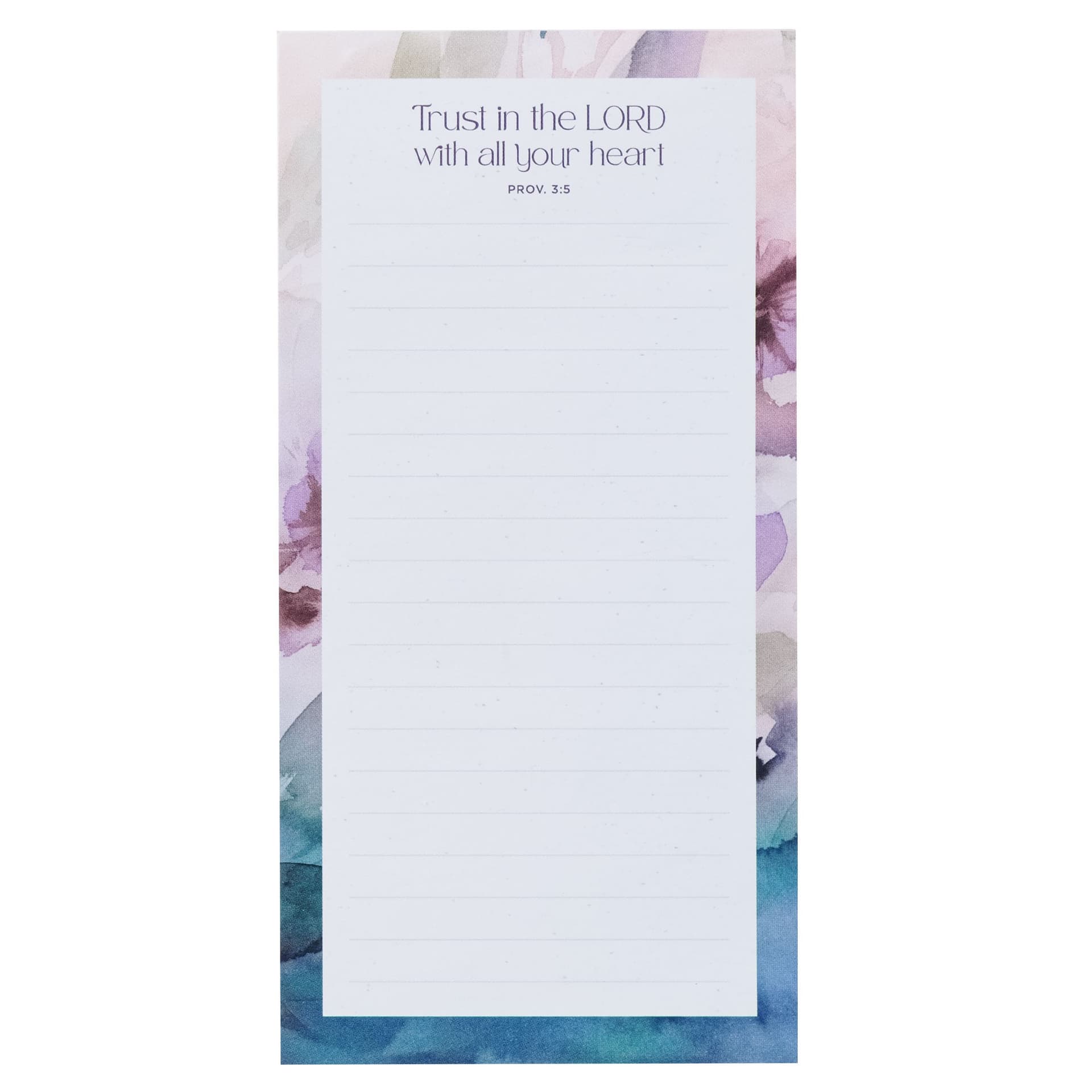 Magnetic Notepad w/pen Trust in the Lord Prov 3:5 - 4