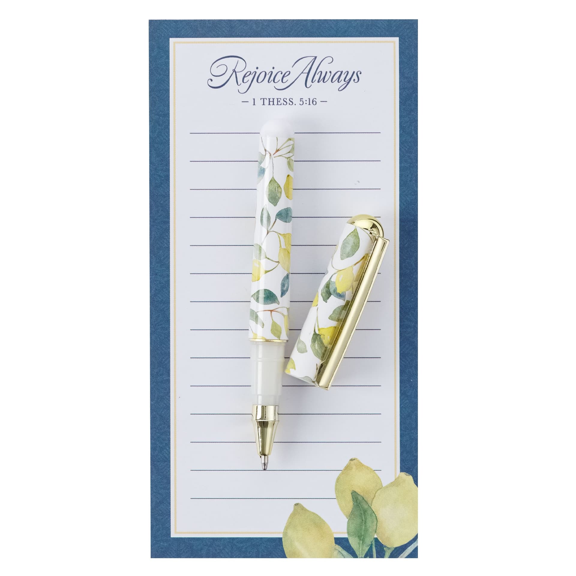 Magnetic Notepad w/pen Rejoice Always 1 Thess 5:16 - 3