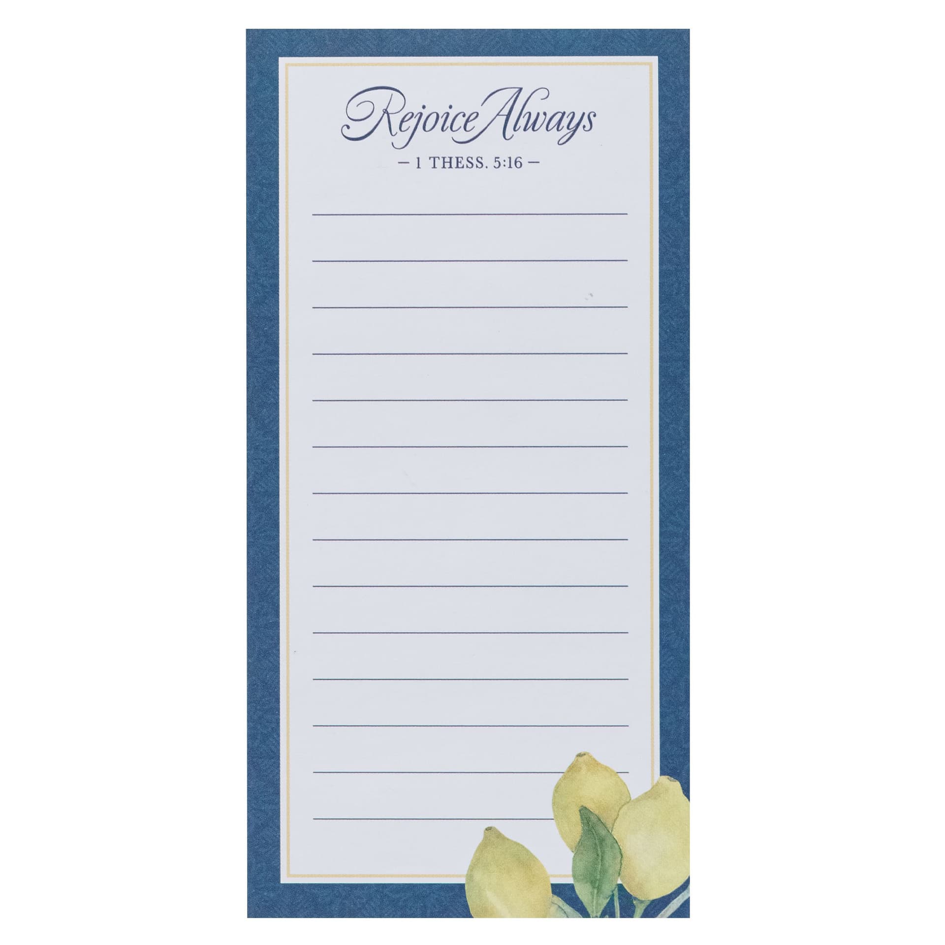 Magnetic Notepad w/pen Rejoice Always 1 Thess 5:16 - 4