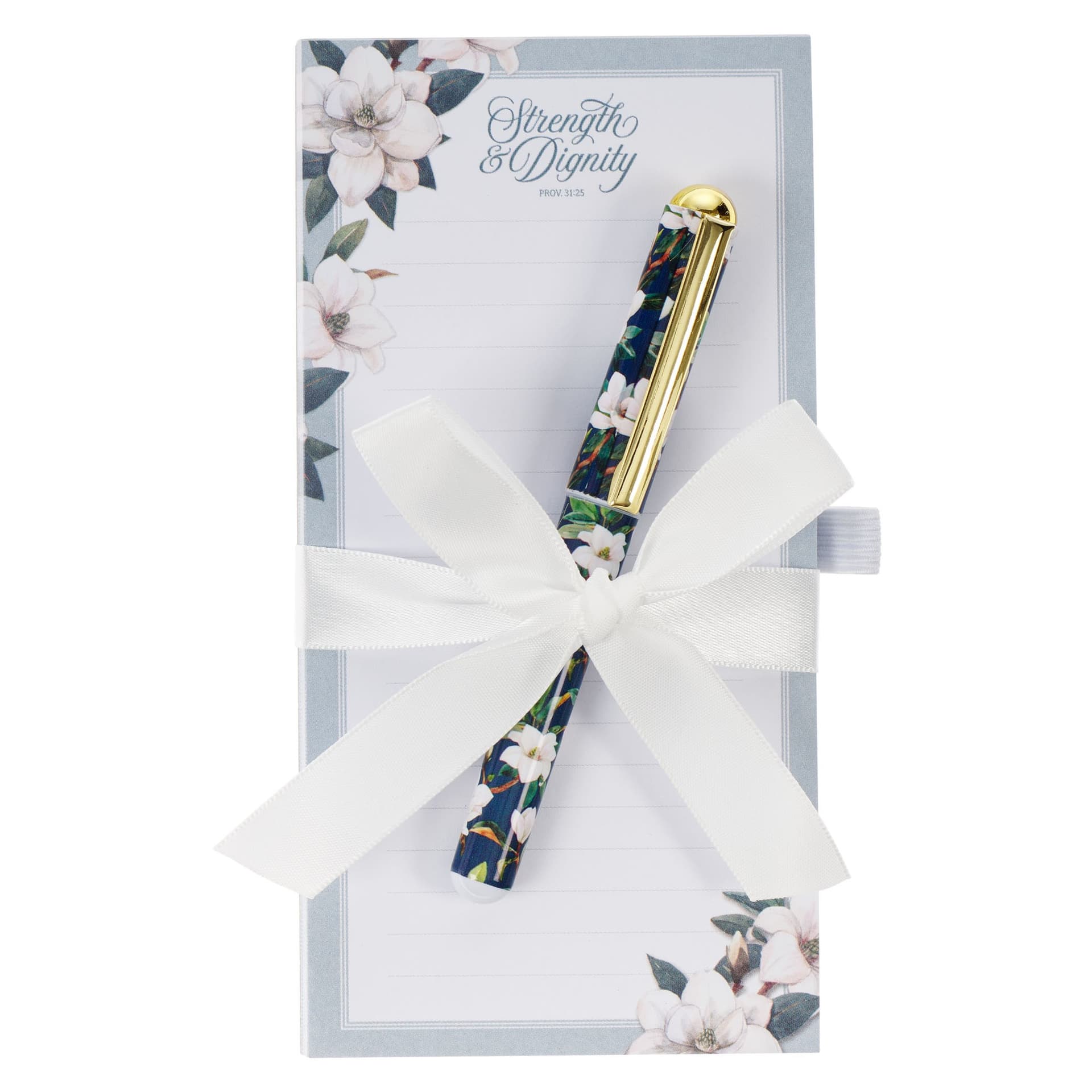 Magnetic Notepad w/pen Strength & Dignity Prov 31:25 - 1