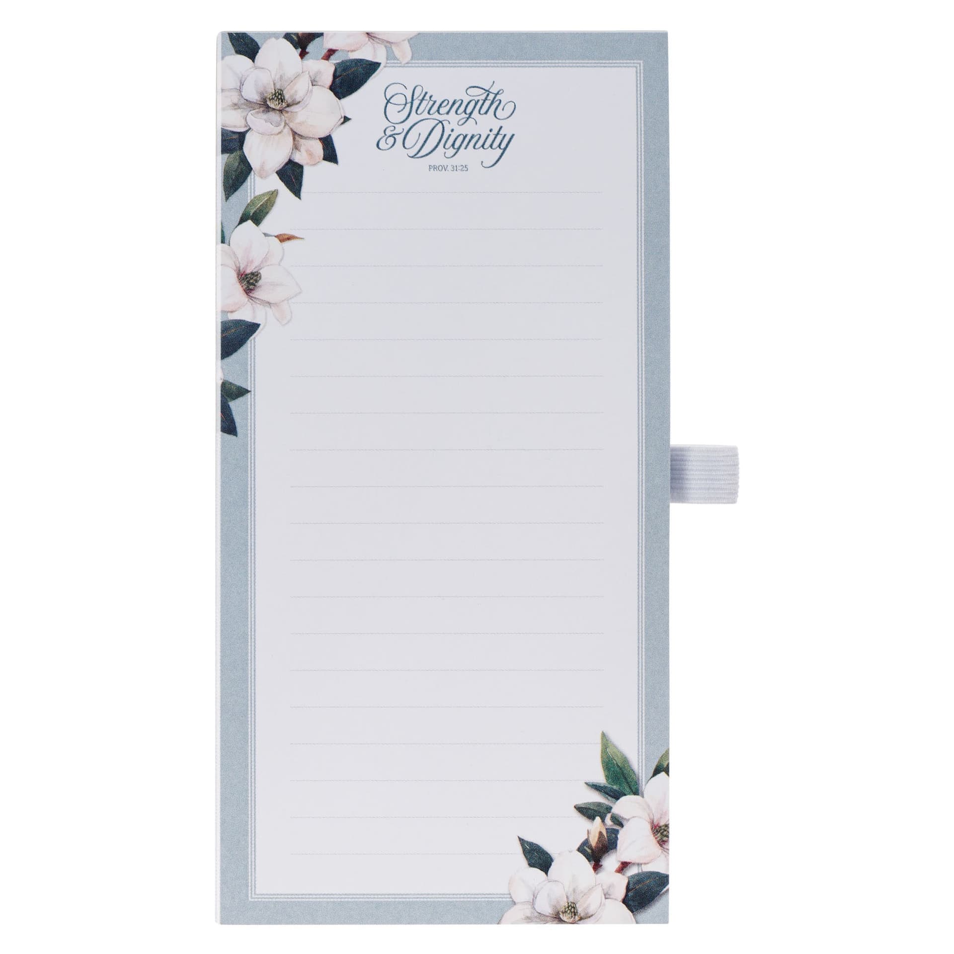 Magnetic Notepad w/pen Strength & Dignity Prov 31:25 - 4