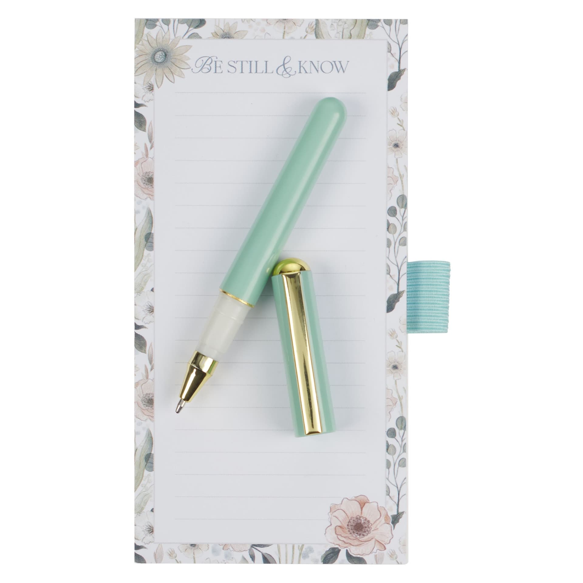 Magnetic Notepad w/pen Be Still Ps 46:10 - 3