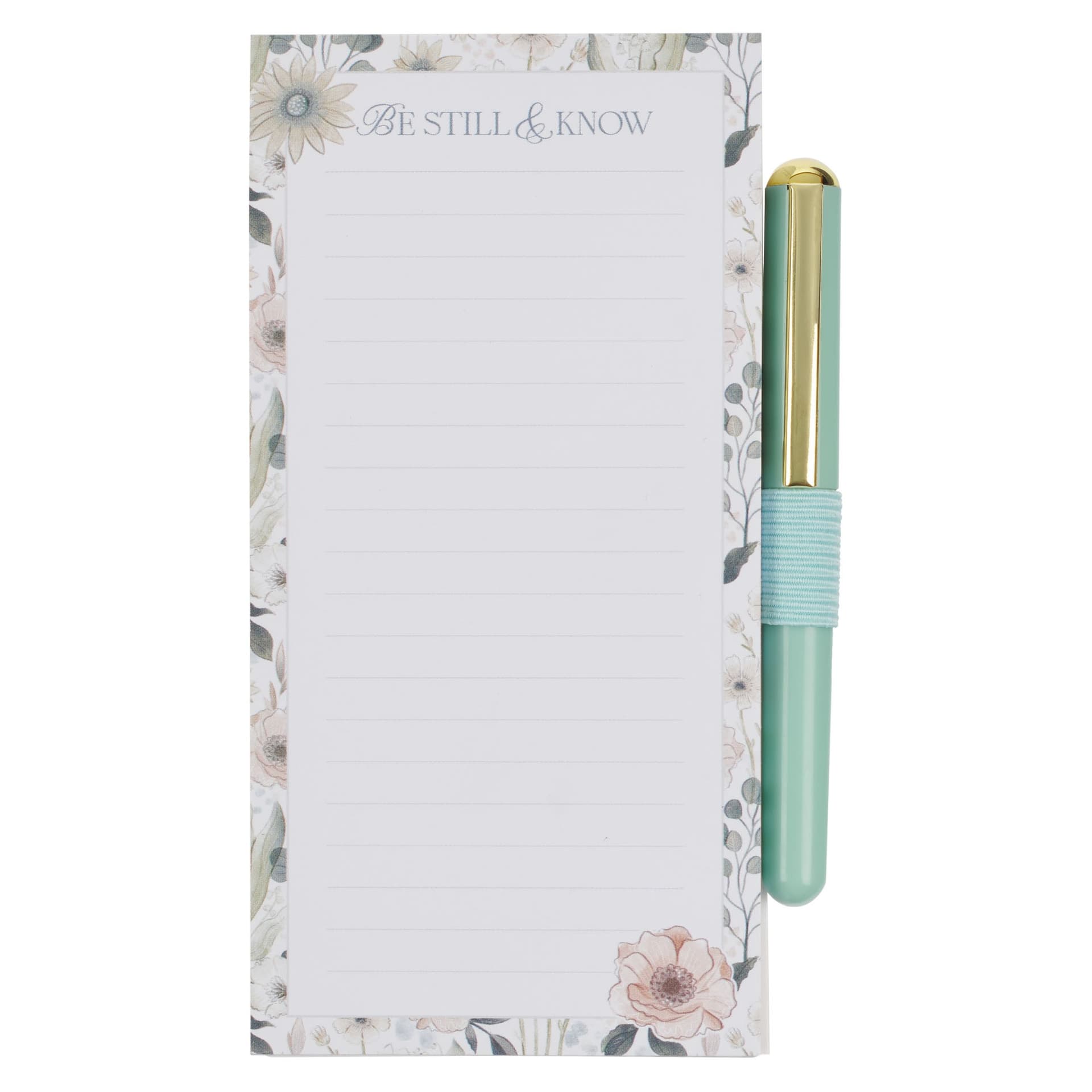 Magnetic Notepad w/pen Be Still Ps 46:10 - 4