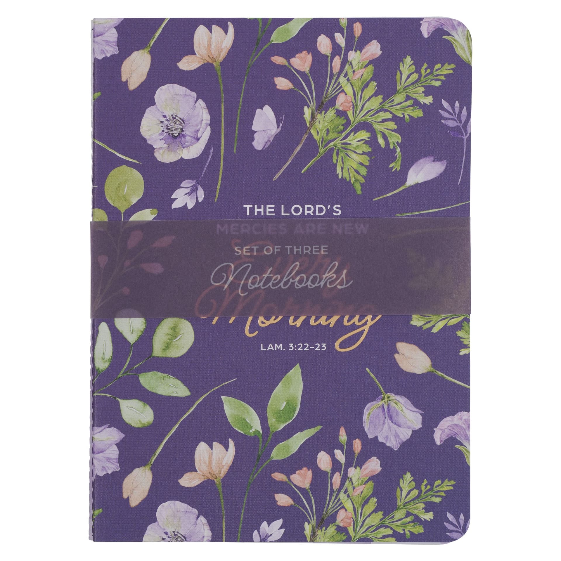 Notebook Set 3 pc Lord's Mercies Lam 3:22-23 - 1