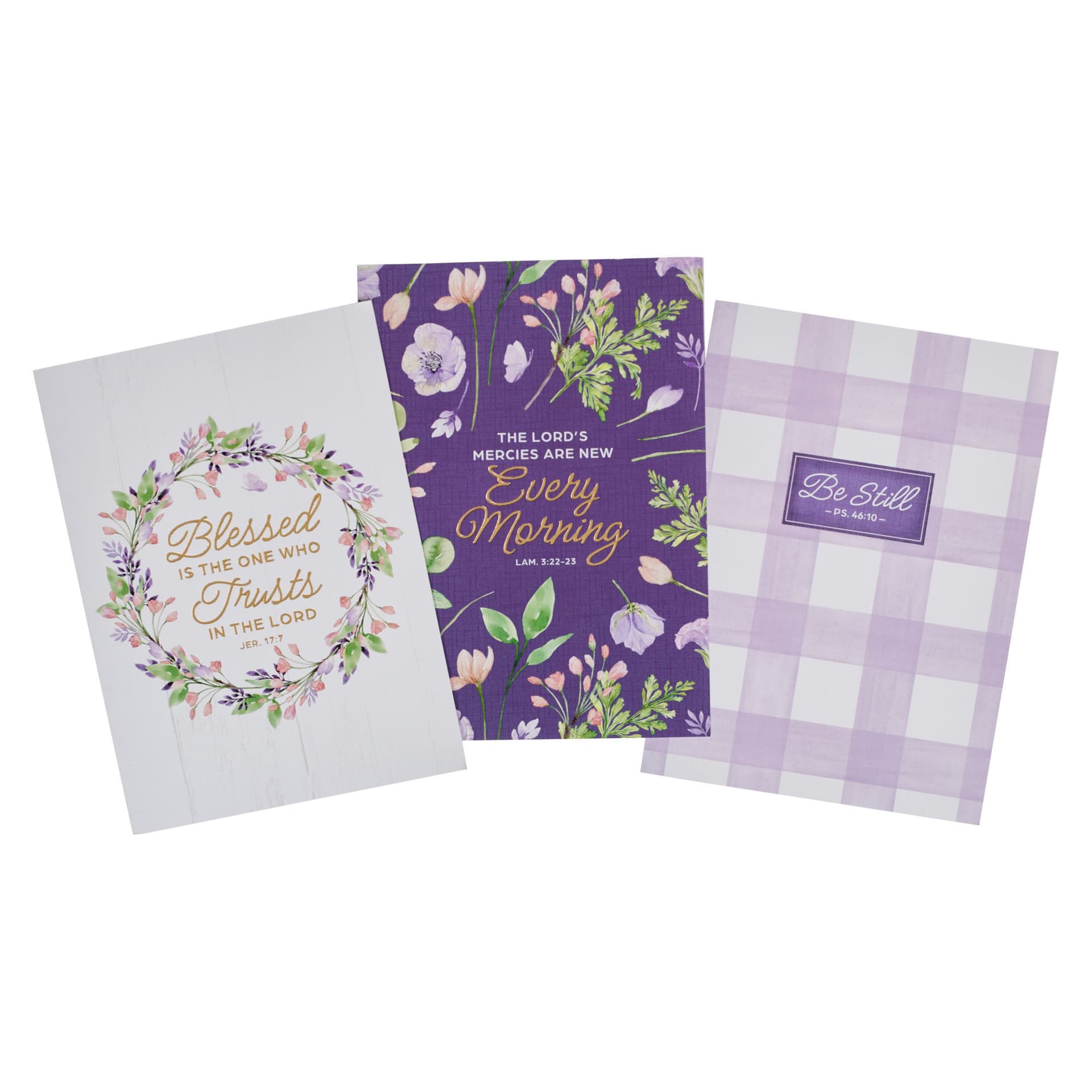 Notebook Set 3 pc Lord's Mercies Lam 3:22-23 - 3