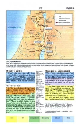 CSB Rainbow Study Bible Navy LeatherTouch thumbnail 7