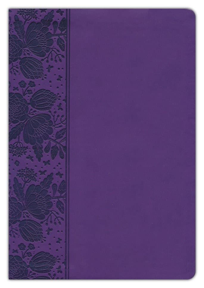 CSB Super Giant Print Reference Bible Purple Leath - 2