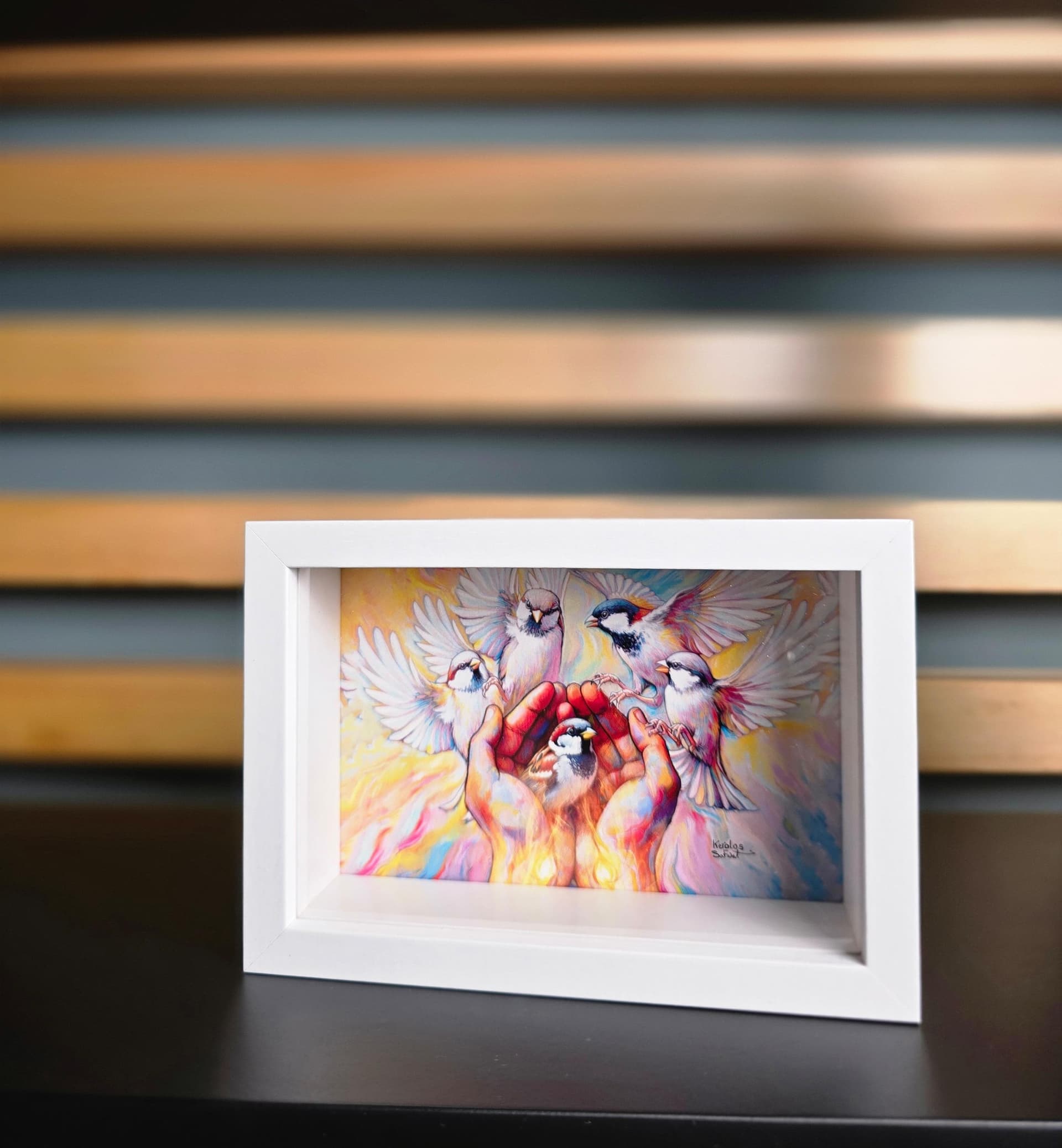 FIVE SPARROWS FRAME 10*15 - 1