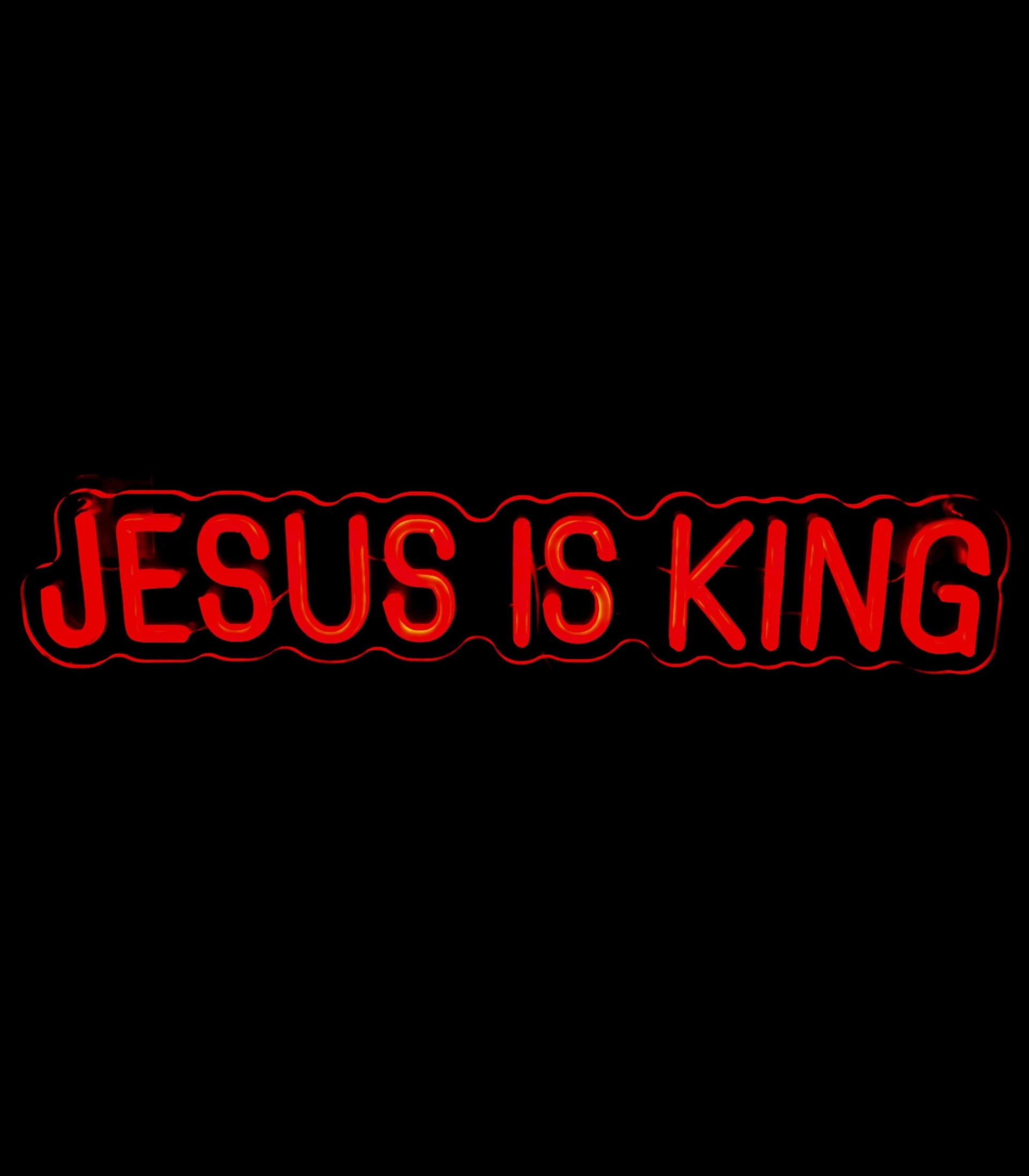 JESUS IS KING NEON LED LIGHT - 1