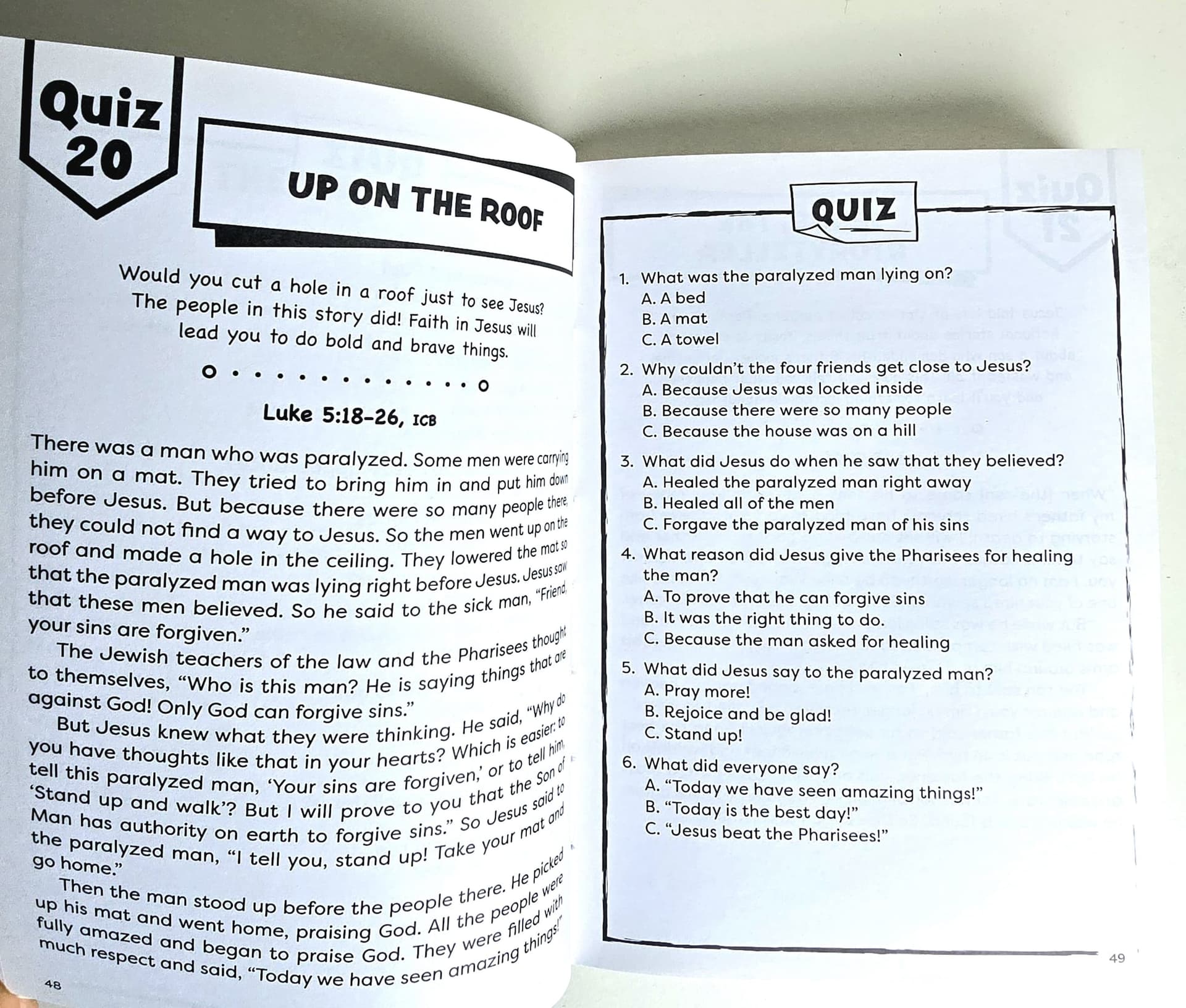 77 Bible Quizzes for Kids New Testament - 2