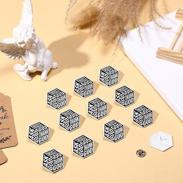 ASK GOD METAL PIN CUBE - 4