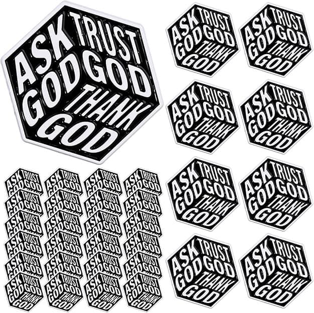 ASK GOD METAL PIN CUBE - 1