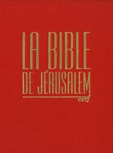 1267 BIBLE JERUSALEM MAJOR TOILE ROUGE - 1