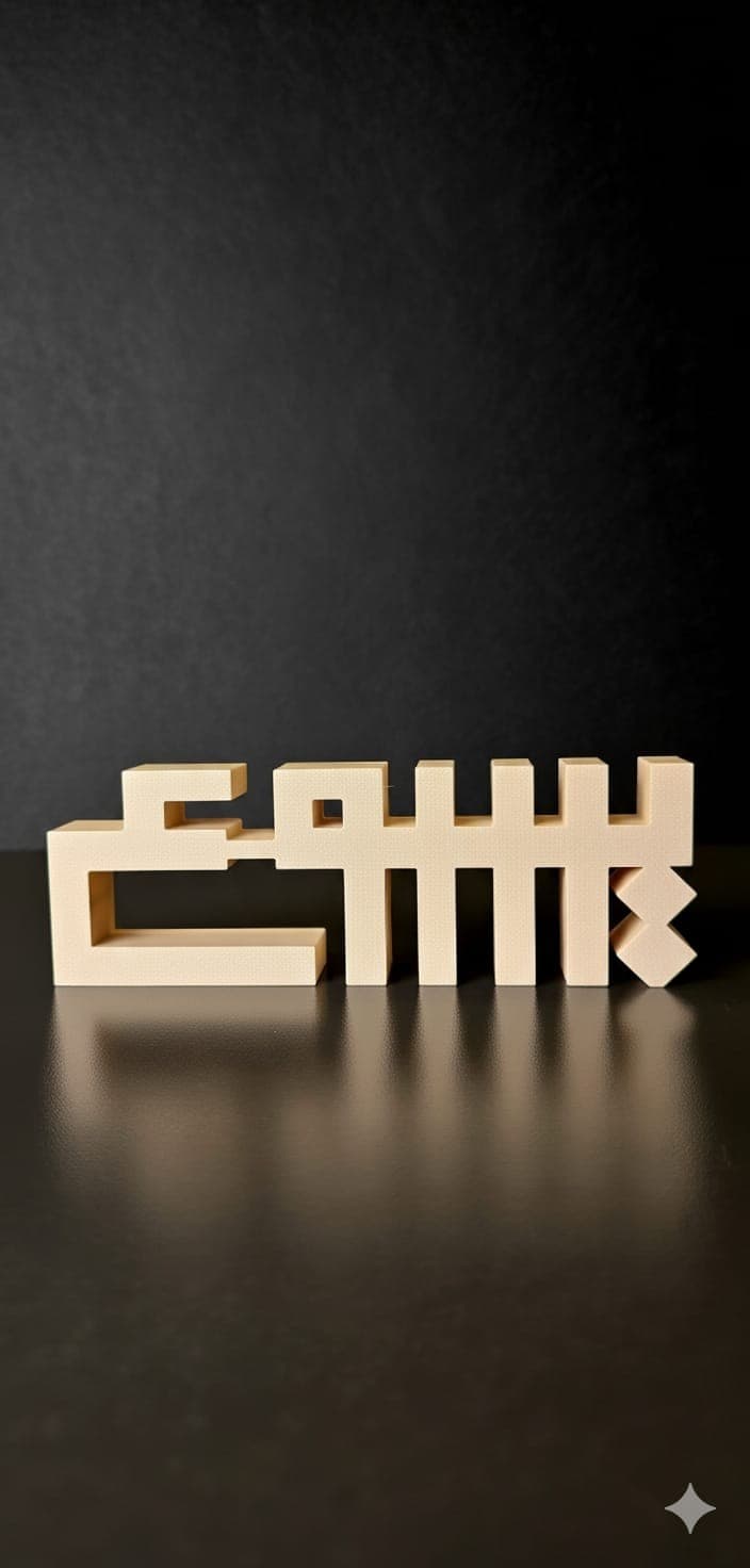 LARGE JESUS GEOMETRIC WORD ART - 5