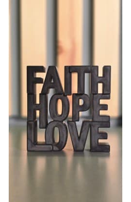 FAITH HOPE LOVE WPRD ART LARGE thumbnail 2