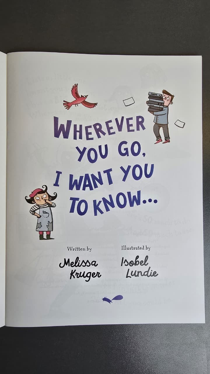 WHEREVER YOU GO I WANT YOU TO KNOW - 3