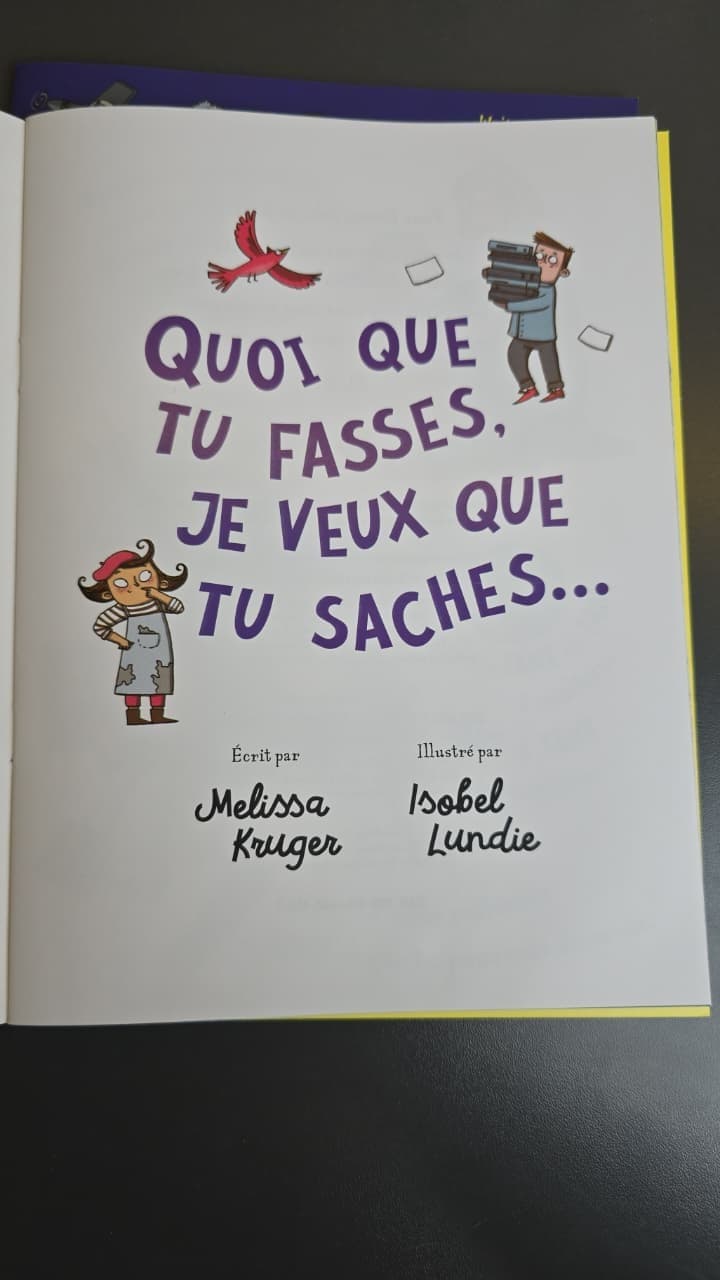 QUOI QUE TU FASSES JE VEUX QUE TU SACHES - 3