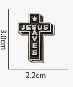 JESUS SAVES 3D PIN - 2