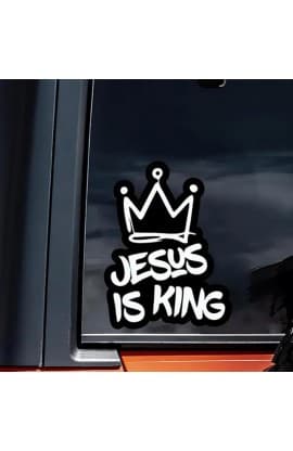 JESUS IS KING STICKER thumbnail 4