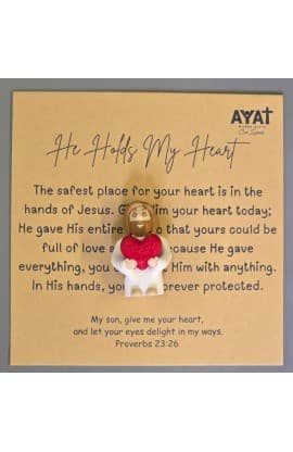 HE HOLDS MY HEART MINI FIGURINE thumbnail 3
