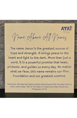 NAME ABOVE ALL NAMES JESUS WORD ART thumbnail 24