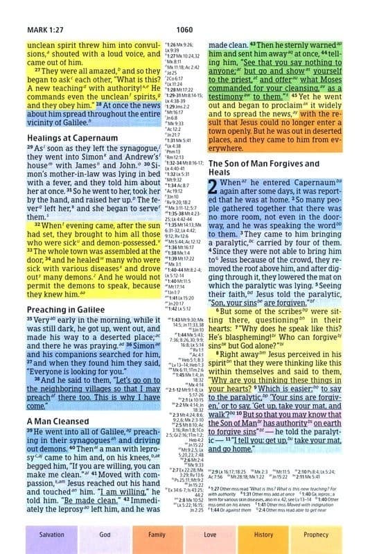 CSB Rainbow Study Bible Turquoise Leathertouch - 2