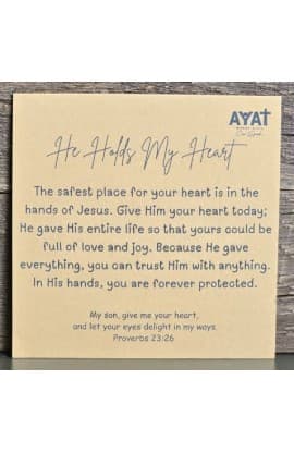HE HOLDS MY HEART LARGE FIGURINE thumbnail 2