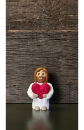 HE HOLDS MY HEART LARGE FIGURINE thumbnail 1