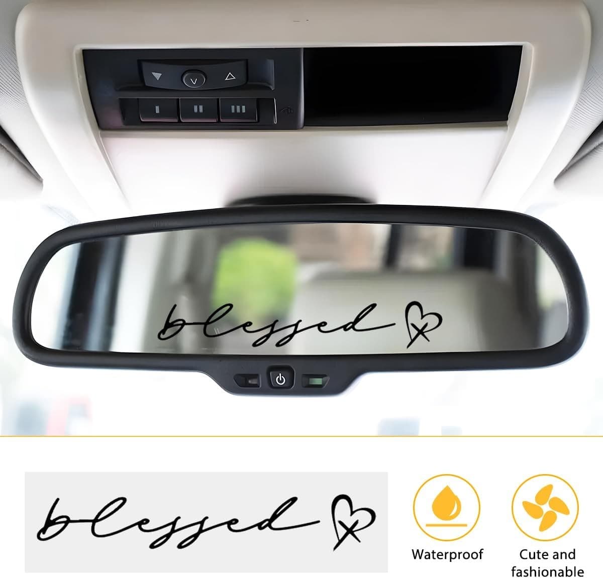 BLESSED HEART STICKER - 4