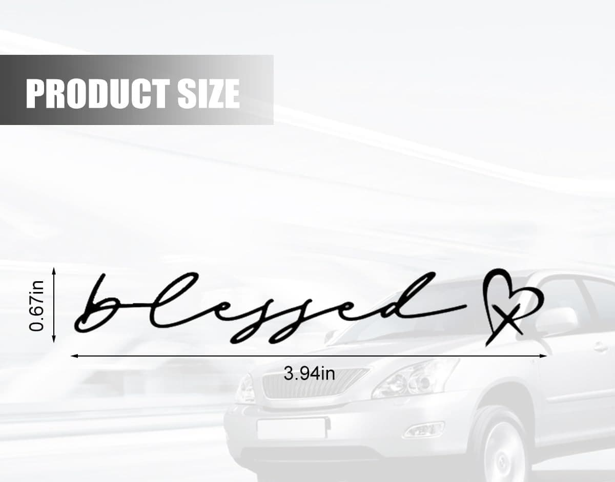 BLESSED HEART STICKER - 5