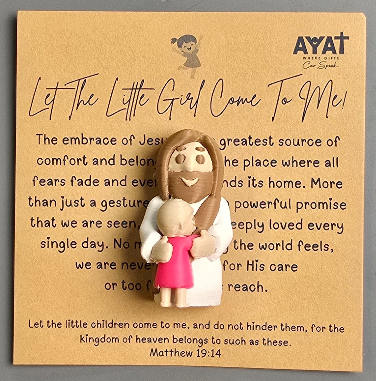 LET THE LITTLE GIRL COME TO ME FIGURINE - 3
