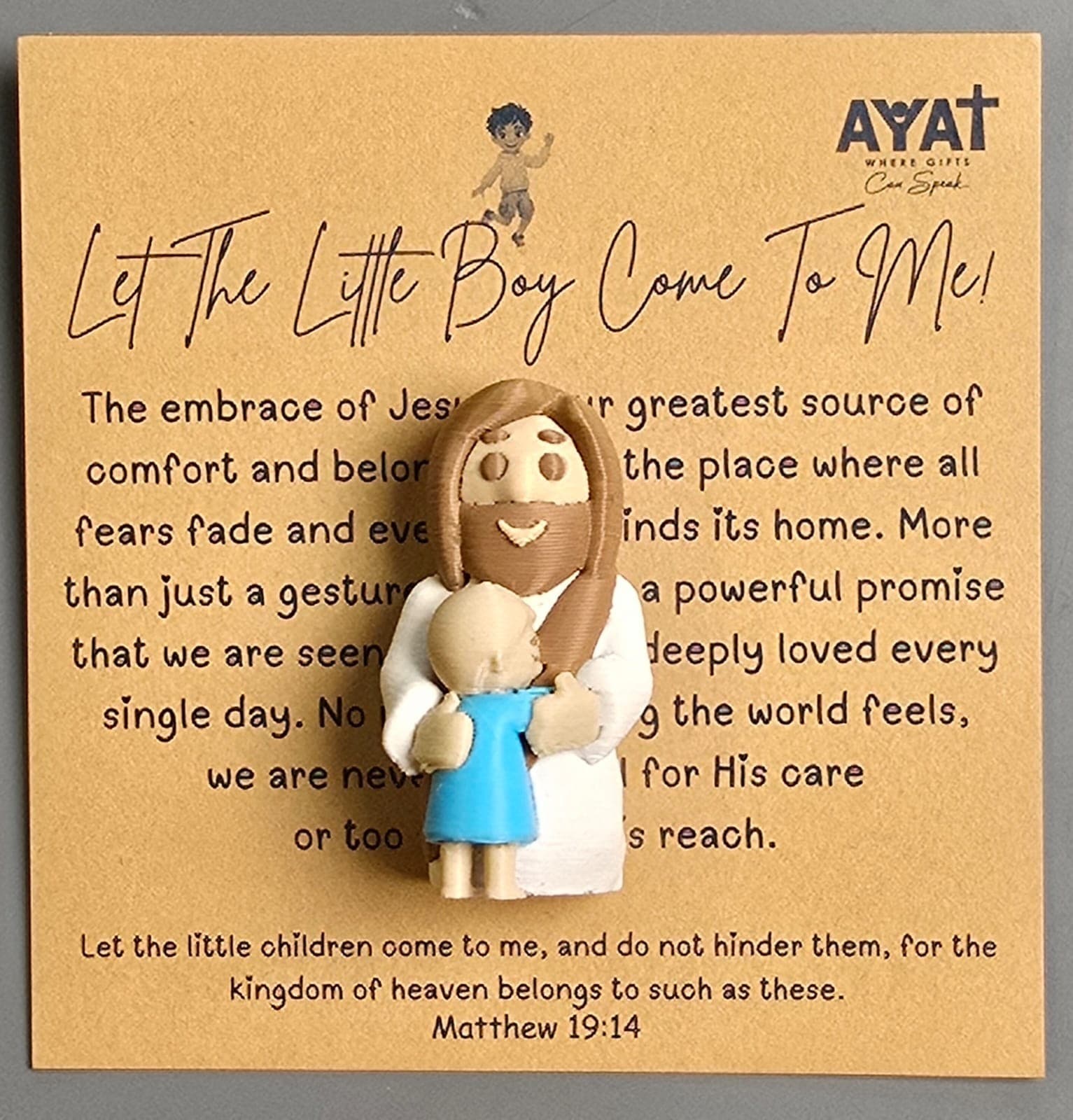 LET THE LITTLE BOY COME TO ME FIGURINE - 4