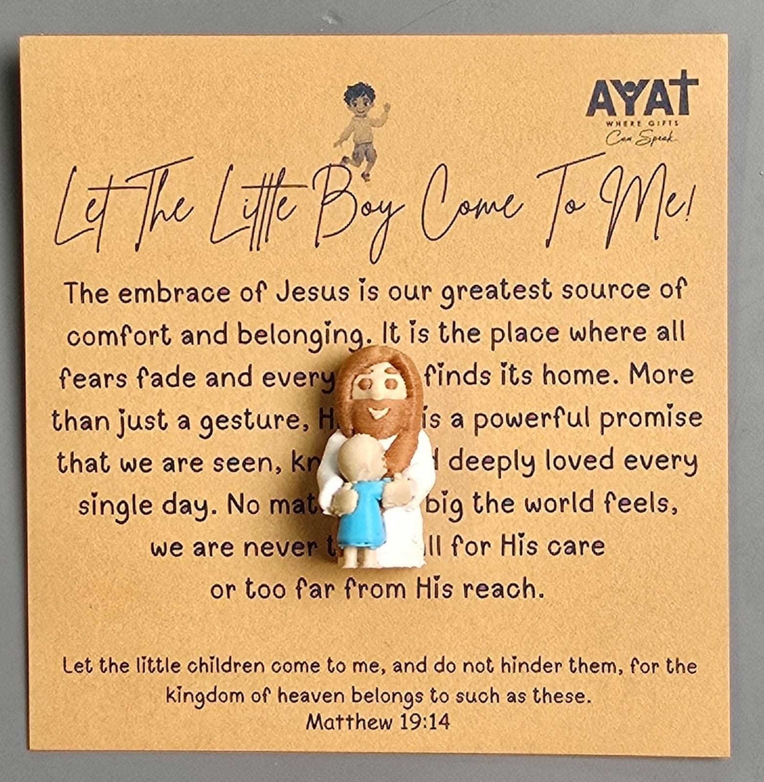 LET THE LITTLE BOY COME TO ME MINI FIGURINE - 3