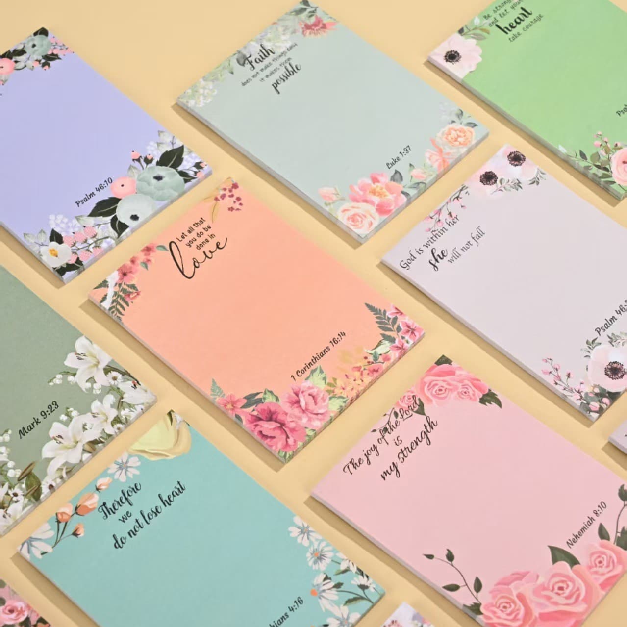 INSPIRATIONAL STICKY NOTES SET OF 12 - 1