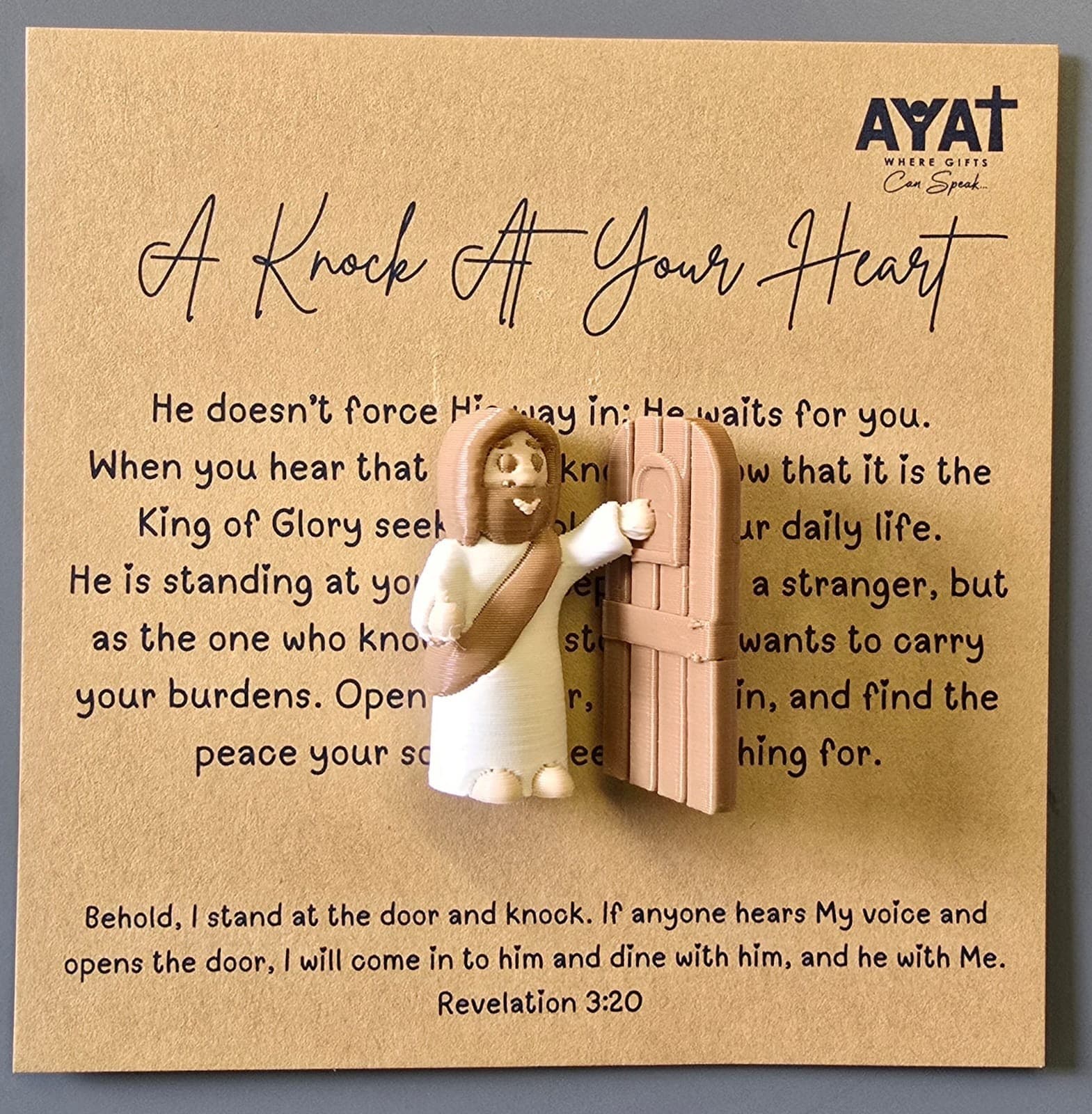 A KNOCK AT YOUR HEART MINI FIGURINE - 4
