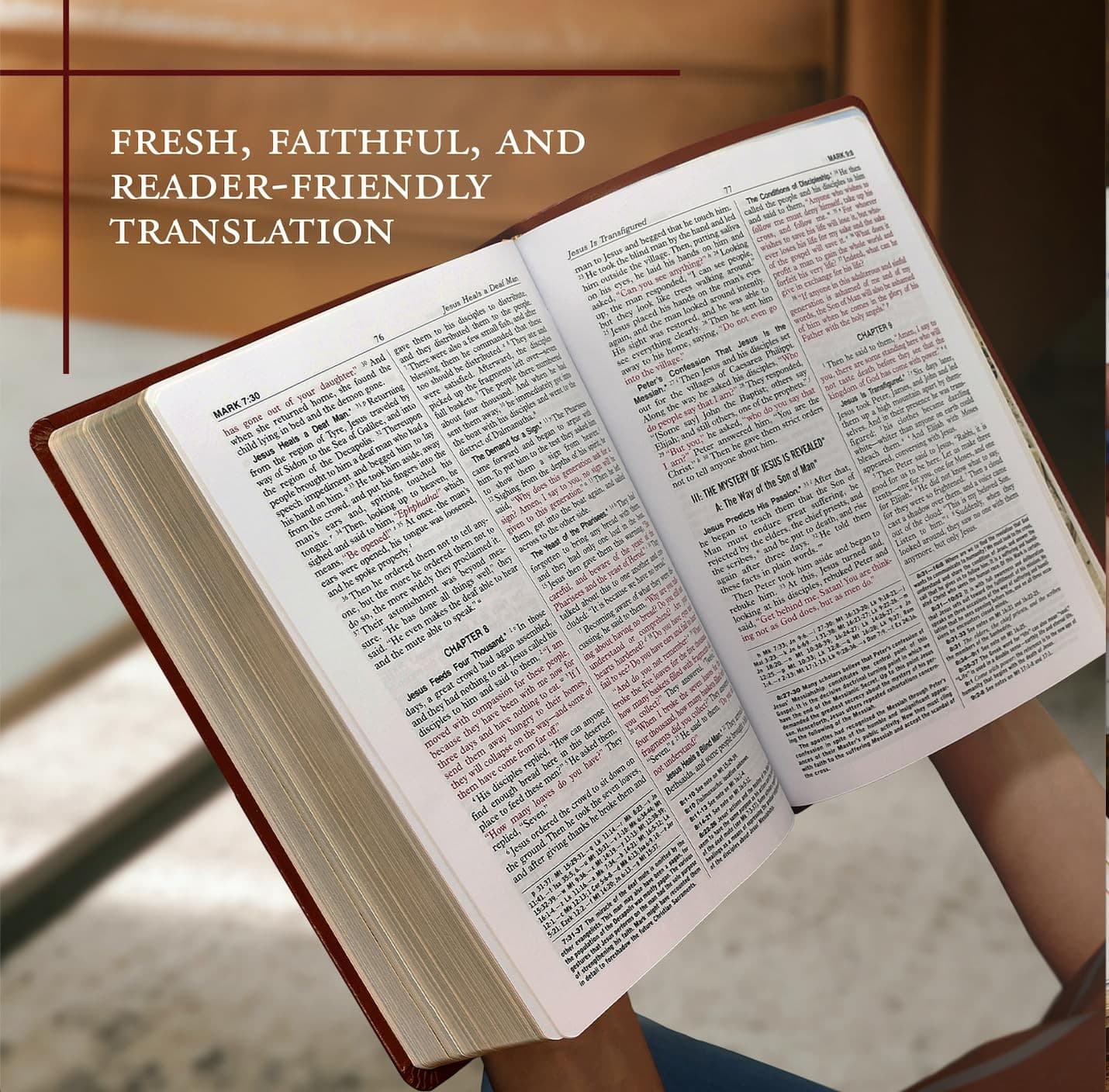 THE NEW CATHOLIC BIBLE LARGE TYPE EDITION BROWN - 4