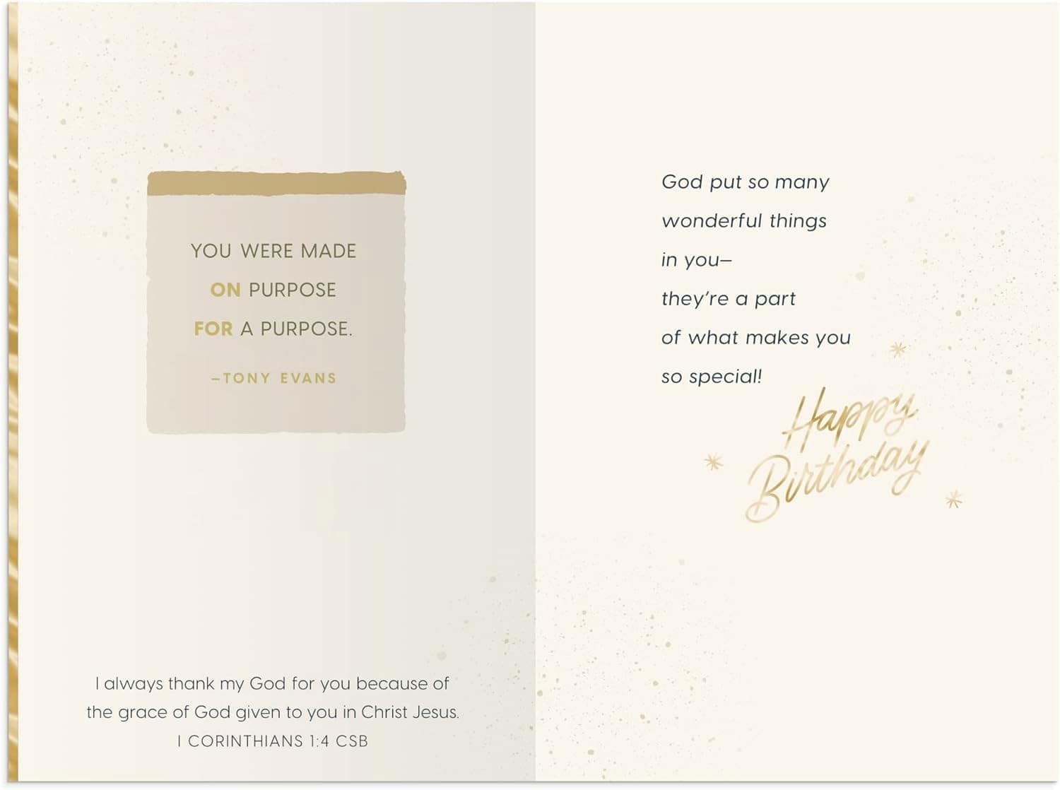 Tony Evans Birthday You Were Designed with Special In Mind - 2