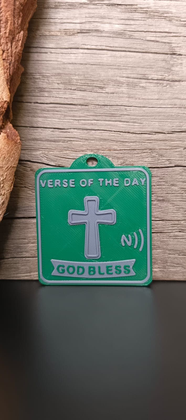 NFC TAG DARK GREEN EN/AR - 1